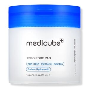 Two (2) New Medicube Zero Pore Tightening Pads | Dual-Textured Facial Pad